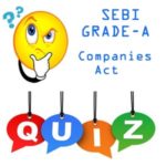 Companies Act MCQ Part 6 for SEBI Grade A
