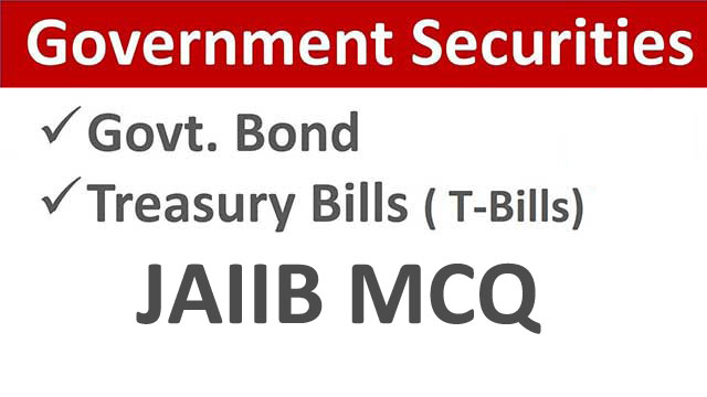 government securities mcq
