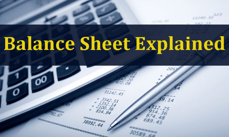 Balance Sheet Explained