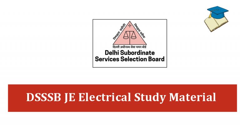 DSSSB JE Electrical Study Material